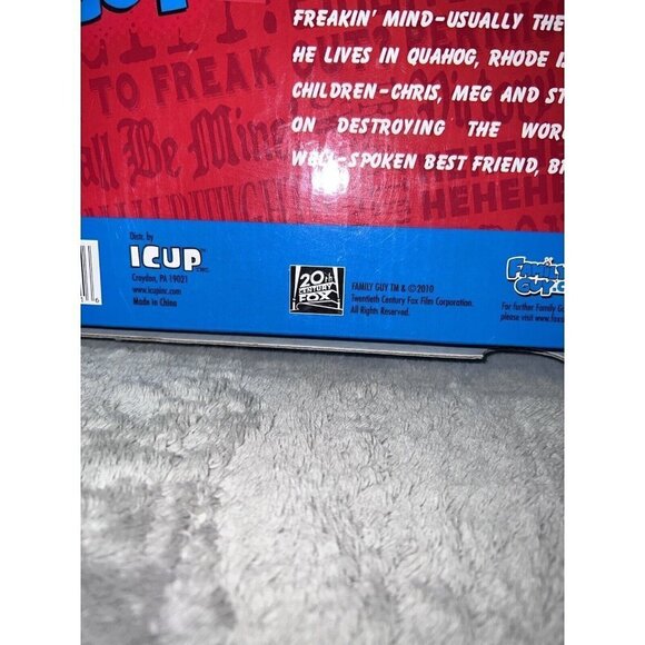 FAMILY GUY 16 oz Drinking Beverage Glasses Peter Lois Stewie Brian Set of 4 - Picture 12 of 12